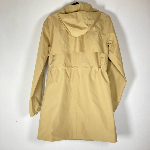 The North Face Daybreak Women’s  Rain Jacket Hooded Khaki Stone XS Raincoat - Picture 8 of 15